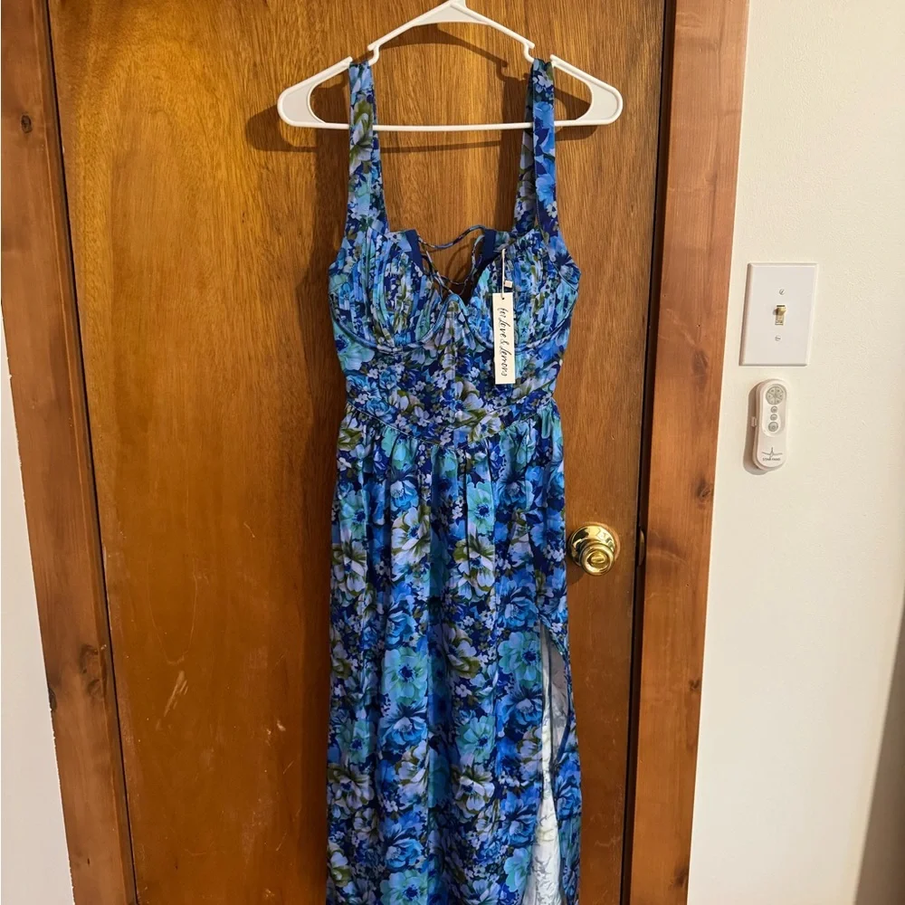 For Love & Lemons Astor Midi Dress - Picture 4 of 6